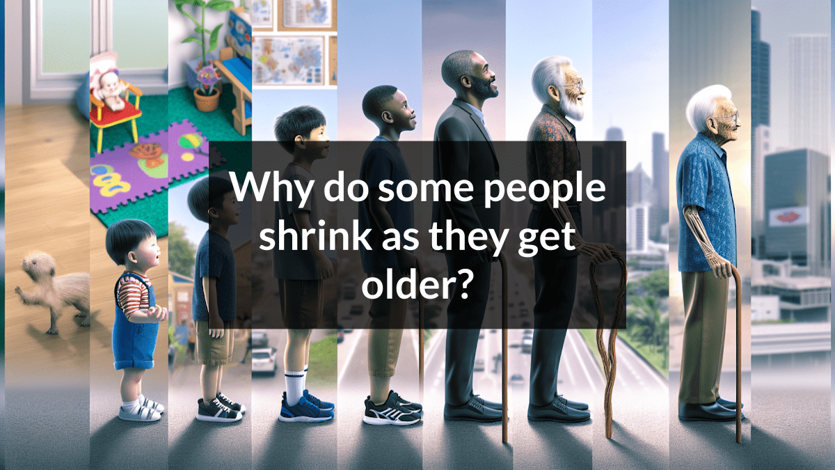Why do some people shrink as they get older? - Curiosity Unlocked